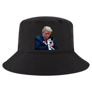 Trump 2024 Cat Maga Funny Trump Cat Cool Comfort Performance Bucket Hat