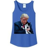 Trump 2024 Cat Maga Funny Trump Cat Ladies Essential Tank