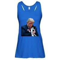 Trump 2024 Cat Maga Funny Trump Cat Ladies Essential Flowy Tank