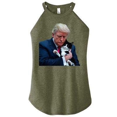 Trump 2024 Cat Maga Funny Trump Cat Women's Perfect Tri Rocker Tank