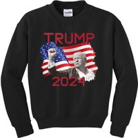 Trump 2024 Campaign Kids Sweatshirt