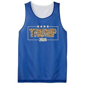 Trump 2024 Cheetah Funny Gift Mesh Reversible Basketball Jersey Tank