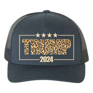 Trump 2024 Cheetah Funny Gift Yupoong Adult 5-Panel Trucker Hat