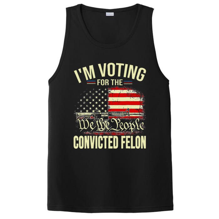 Trump 2024 Convicted Felon IM Voting Convicted Felon 2024 PosiCharge Competitor Tank