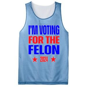 Trump 2024 Convicted Felon IM Voting Convicted Felon 2024 Mesh Reversible Basketball Jersey Tank