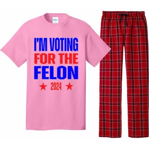 Trump 2024 Convicted Felon IM Voting Convicted Felon 2024 Pajama Set