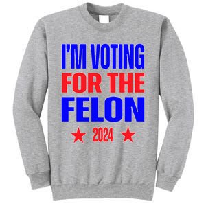 Trump 2024 Convicted Felon IM Voting Convicted Felon 2024 Sweatshirt