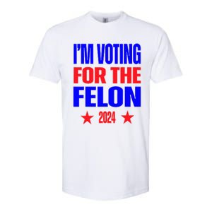 Trump 2024 Convicted Felon IM Voting Convicted Felon 2024 Softstyle CVC T-Shirt