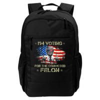 Trump 2024 Convicted Felon IM Voting Convicted Felon 2024 Daily Commute Backpack