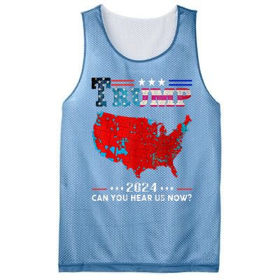 Trump 2024 Can You Hear Us Now Map Of 2024 Mesh Reversible Basketball Jersey Tank