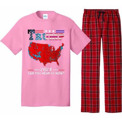 Trump 2024 Can You Hear Us Now Map Of 2024 Pajama Set