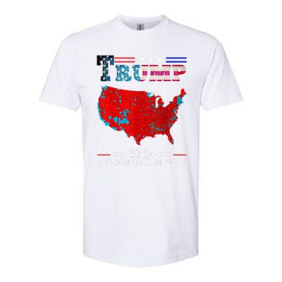 Trump 2024 Can You Hear Us Now Map Of 2024 Softstyle CVC T-Shirt