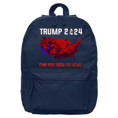 Trump 2024 Can You Hear Us Now Map Of 2024 Election Results 16 in Basic Backpack