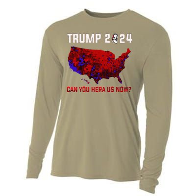 Trump 2024 Can You Hear Us Now Map Of 2024 Election Results Cooling Performance Long Sleeve Crew