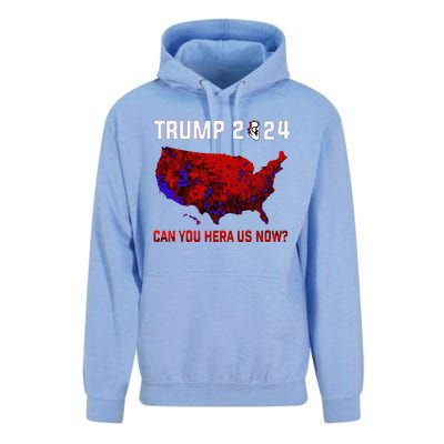 Trump 2024 Can You Hear Us Now Map Of 2024 Election Results Unisex Surf Hoodie