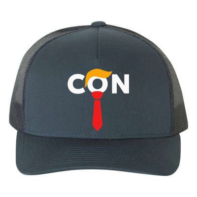 Trump 2024 Convicted Felon Don The Con Yupoong Adult 5-Panel Trucker Hat