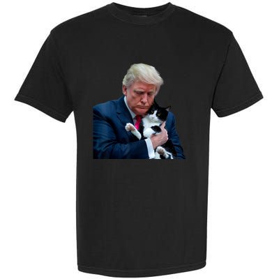 Trump 2024 Cat Maga Funny Trump Cat Garment-Dyed Heavyweight T-Shirt