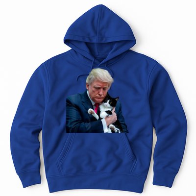 Trump 2024 Cat Maga Funny Trump Cat Hoodie