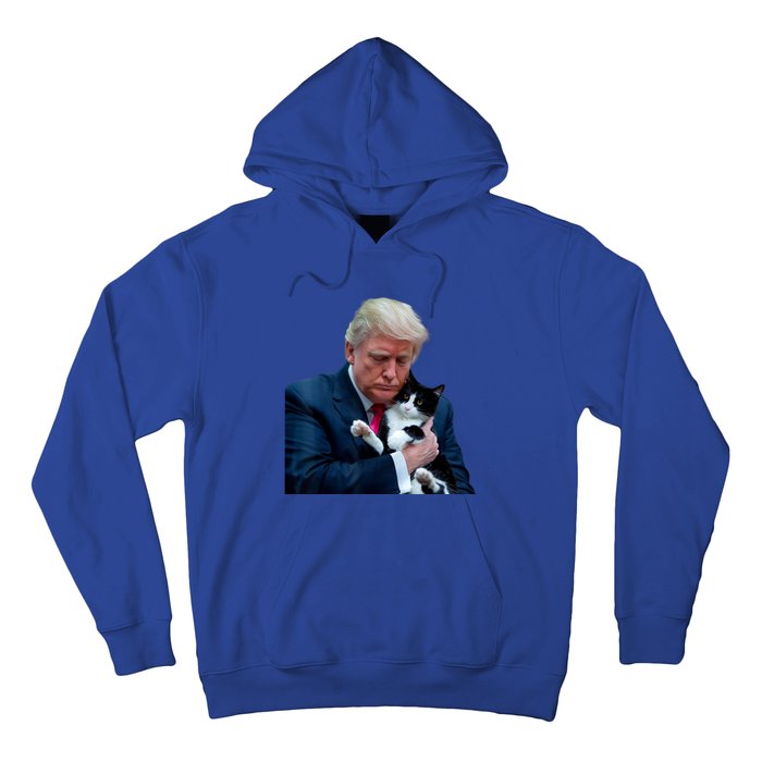 Trump 2024 Cat Maga Funny Trump Cat Hoodie