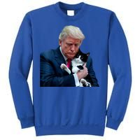 Trump 2024 Cat Maga Funny Trump Cat Sweatshirt