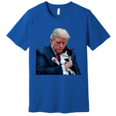 Trump 2024 Cat Maga Funny Trump Cat Premium T-Shirt