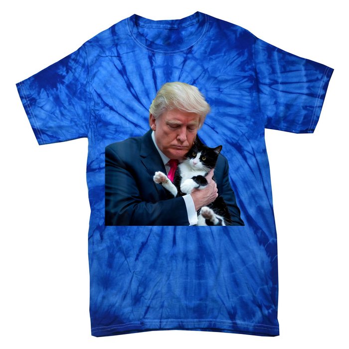 Trump 2024 Cat Maga Funny Trump Cat Tie-Dye T-Shirt