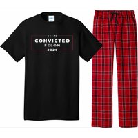 Trump 2024 Convicted Felon IM Voting Convicted Felon 2024 Pajama Set