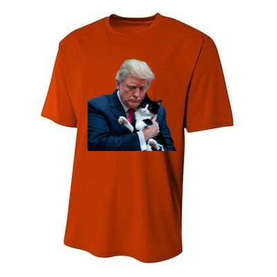 Trump 2024 Cat Maga Funny Trump Cat Performance Sprint T-Shirt