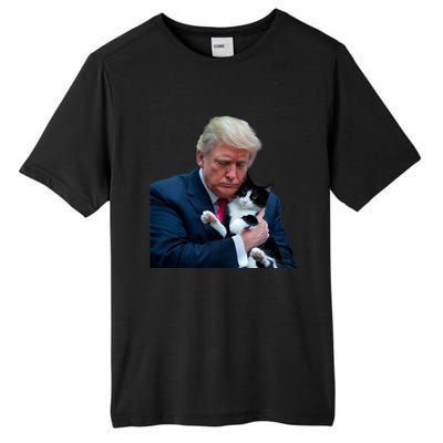 Trump 2024 Cat Maga Funny Trump Cat Tall Fusion ChromaSoft Performance T-Shirt