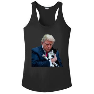 Trump 2024 Cat Maga Funny Trump Cat Ladies PosiCharge Competitor Racerback Tank