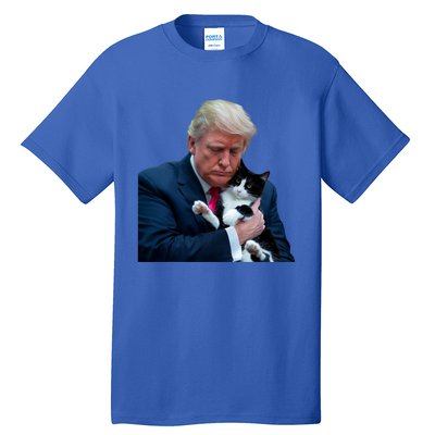 Trump 2024 Cat Maga Funny Trump Cat Tall T-Shirt