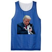 Trump 2024 Cat Maga Funny Trump Cat Mesh Reversible Basketball Jersey Tank