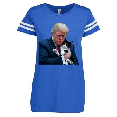 Trump 2024 Cat Maga Funny Trump Cat Enza Ladies Jersey Football T-Shirt