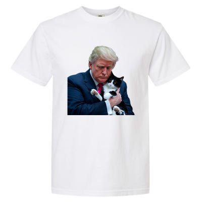 Trump 2024 Cat Maga Funny Trump Cat Garment-Dyed Heavyweight T-Shirt