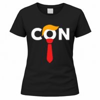 Trump 2024 Convicted Felon Don The Con Women's T-Shirt