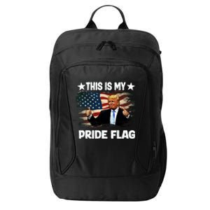 Trump 2024 Convicted Felon This Is My Pride Flag Gift City Backpack