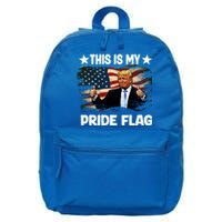 Trump 2024 Convicted Felon This Is My Pride Flag Gift 16 in Basic Backpack