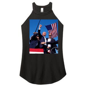 Trump 2024 Donald Trump Fist Pump Women's Perfect Tri Rocker Tank