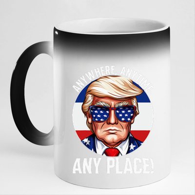 Trump 2024 Debate 2024 Election Funny Trump Biden 11oz Black Color Changing Mug