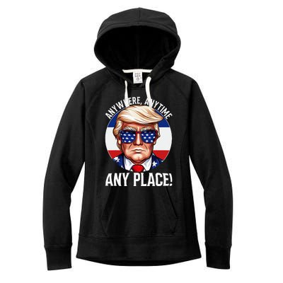 Trump 2024 Debate 2024 Election Funny Trump Biden Women's Fleece Hoodie