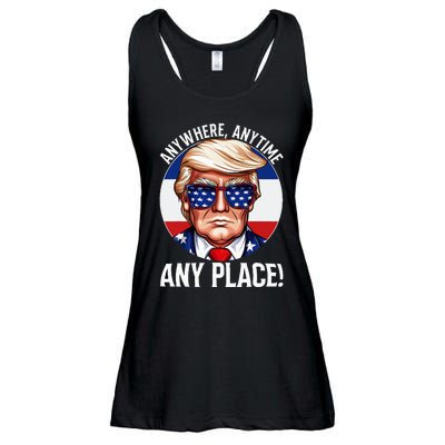 Trump 2024 Debate 2024 Election Funny Trump Biden Ladies Essential Flowy Tank