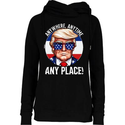 Trump 2024 Debate 2024 Election Funny Trump Biden Womens Funnel Neck Pullover Hood