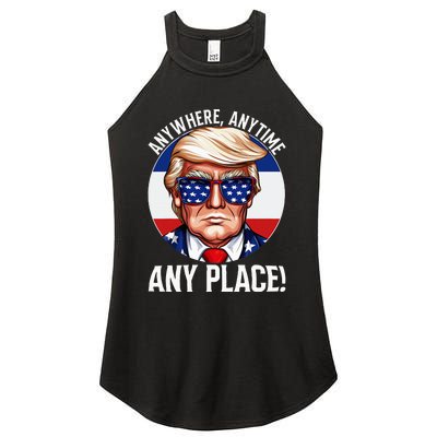 Trump 2024 Debate 2024 Election Funny Trump Biden Women's Perfect Tri Rocker Tank