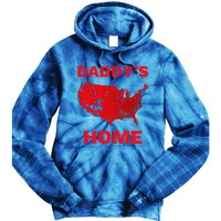 Trump 2024 DaddyS Home Trump Won 2024 Electoral Tie Dye Hoodie