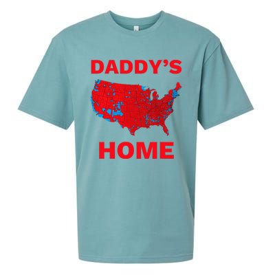 Trump 2024 DaddyS Home Trump Won 2024 Electoral Sueded Cloud Jersey T-Shirt