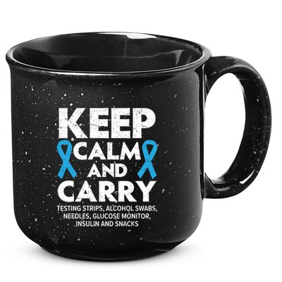 Type 2 Diabetes T2d Warrior Diabetes Awareness Gift 15oz Campfire Ceramic Mug