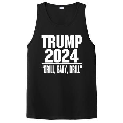 Trump 2024 Drill Baby Drill Funny Pro Trump PosiCharge Competitor Tank