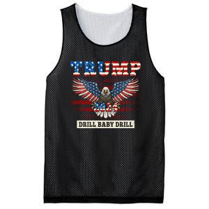 Trump 2024 Drill Baby Drill Funny Pro Trump Mesh Reversible Basketball Jersey Tank