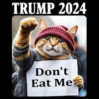 Trump 2024 Dont Eat Me Funny Cat Election Backpack