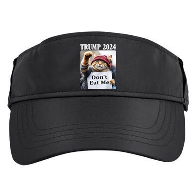 Trump 2024 Dont Eat Me Funny Cat Election Adult Drive Performance Visor